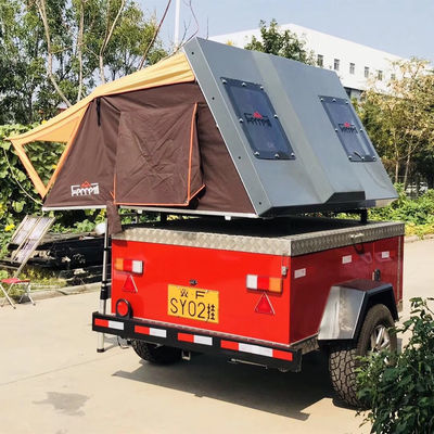 Серая автомобильная крыша верхняя палатка для транспортного средства Diy 4 человека Кампинг площадь 2,4 квадратных метров
