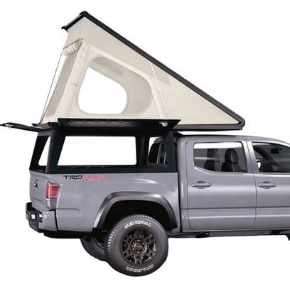 Четырехсезонный шатер Tacoma Camper Shell Roof Top Tent 250X135cm Алюминиевый черный с окнами